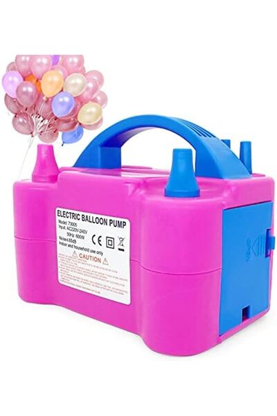 SKY TOUCH مضخة بالونات كهربائية من SKY-TOUCH، مضخة هواء محمولة للبالونات لقوس البالونات، إكليل البالونات، الحفلات