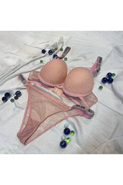 NOTTO love secret simli taşlı destekli sütyen takım