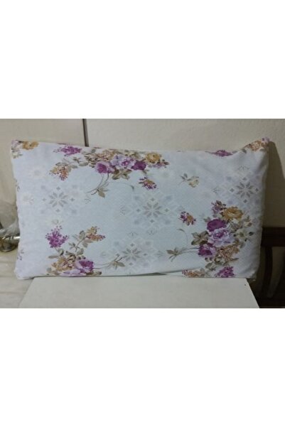 GÜZEL KAMAN غطاء وسادة قطعتين بنقشة زهور كريمي أرجواني بني أصفر (48×65) جودة ...