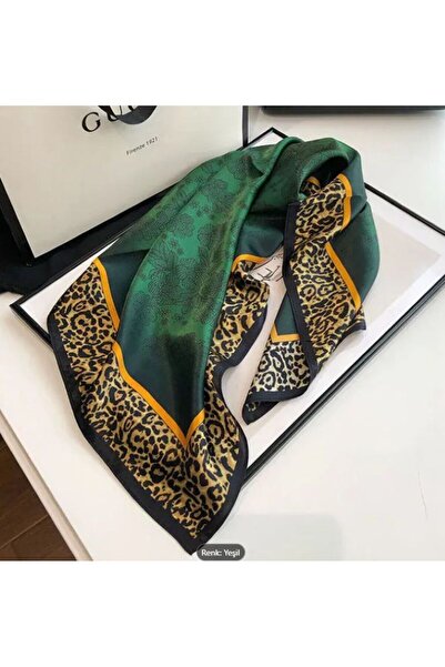 Dgt Luxury Κομψό, Λεοπάρ Λεπτομερές, Αντιηλιακό, Αντιανεμικό, Εκτυπωμένο στις δύο όψεις, Κασκόλ, Κασκόλ 70x70