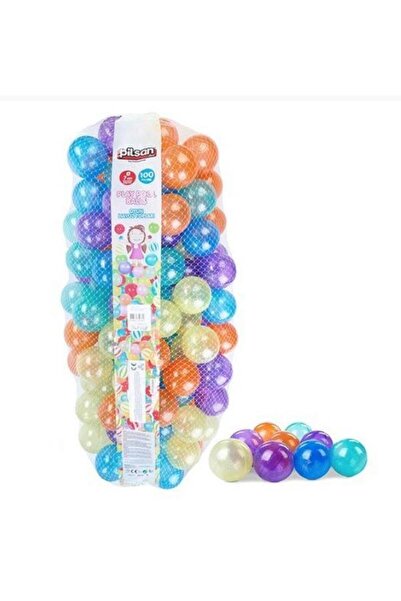 PİLSAN Oyuncak Simli Havuz Topu 7 Cm 100 Adet Havuz Topu