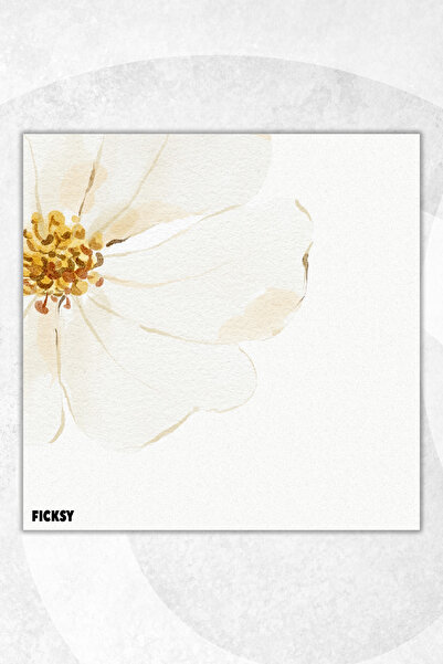 Ficksy Flower Memo Pad - 9*9 cm Size - 50 Sheets - Notepad - Memopad - Note Paper - to Do List - Notebook