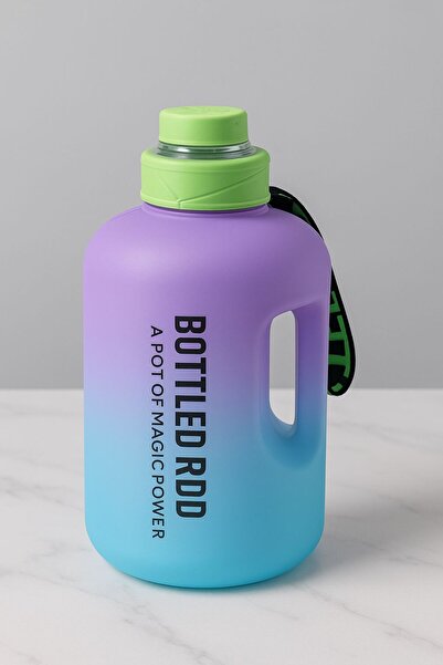 YzHome Luxury Motivation Colorful Acrylic Flask with Hanger Bottle Model Water Bottle Model 1000ml