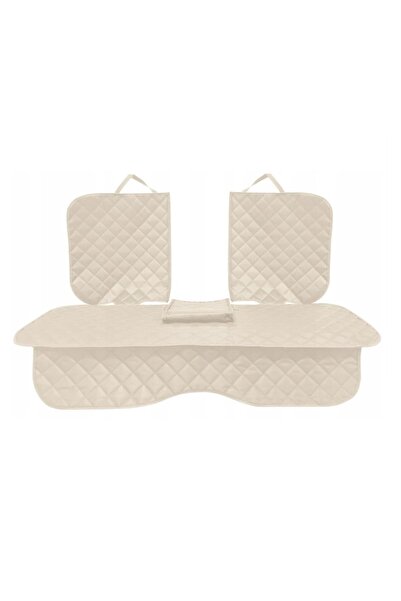 Metru Patrat Set 2 protective car seat covers, Metru Patrat, universal, quilted, cream, washable, waterproof
