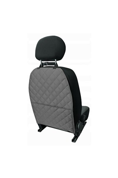 Metru Patrat Protectie spatar scaun cu buzunar organizator, gri, universala