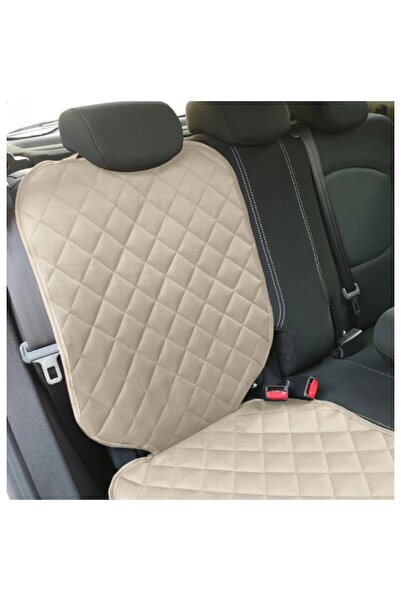 Metru Patrat Protectie auto matlasata crem, pentru scaun copii