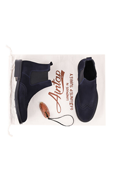 Aintap Hakiki Süet Deri Erkek Günlük Bot