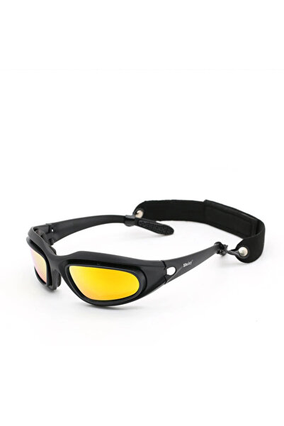 Daisy C5 Tactical 4 lensli Polarize gözlük / Taktikal gözlük / Bisiklet gözlüğü / Taktik Gözlük