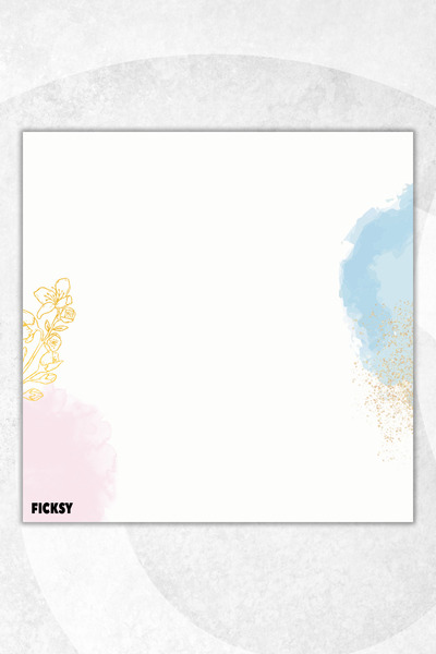 Ficksy Notepad - 9*9 cm Size - 50 Sheets - Notepad - Memopad - Note Paper - to Do List - Notebook