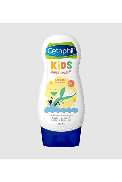 Cetaphil شامبو وجل إستحمام كيدز سوبر سبلاش ٢ في ١ - ٢٣٠ مل