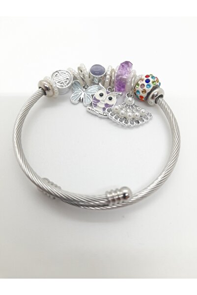 Zaradise Accessories سوار نسائي من الفولاذ المقاوم للصدأ موديل: 130598