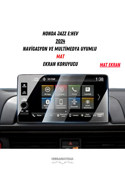UniqAnatolia Honda Jazz e:HEV 2024 Navigation Multimedia Compatible Matte Scr...