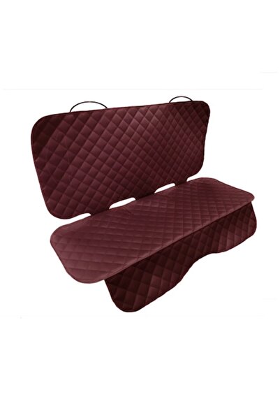 Metru Patrat Husă de protecție matlasată pentru scaunul auto din spate, universală, impermeabilă, lavabilă, vișinie - Metru