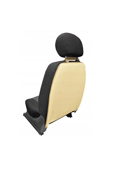 Metru Patrat Set 2 universal washable and waterproof car seat protectors, cream, -leather - front seat backres