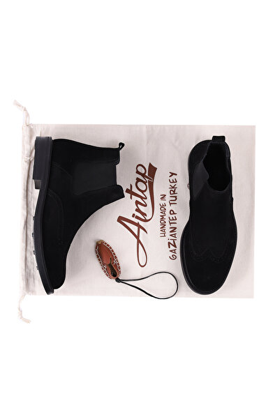 Aintap Hakiki Süet Deri Erkek Günlük Bot