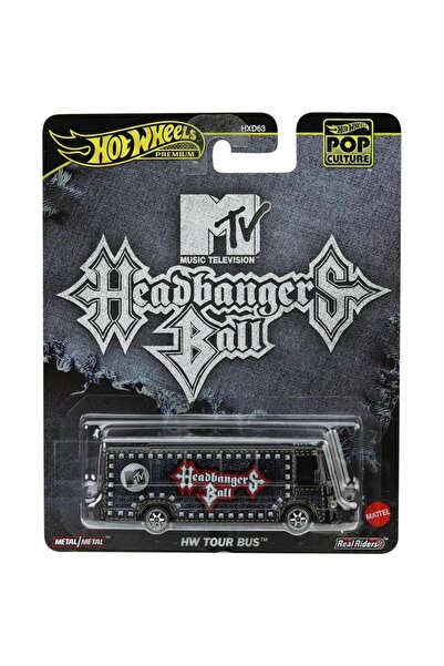 HOT WHEELS 1:64 HW Tour Bus – MTV Headbangers Ball Pop Culture JBL64 HXD63