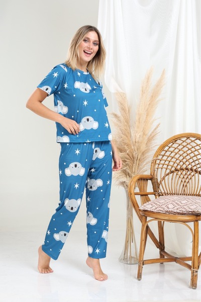 Luna Wear Lunawear Short-Sleeve Sleepwear Set Lnw07