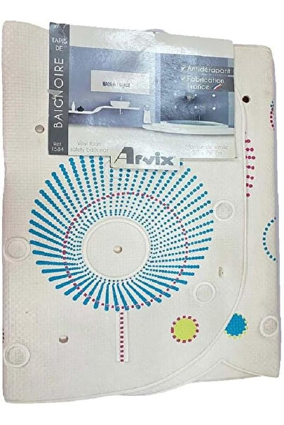 arvix 001584 سجادة حمام آمنة غير قابلة للانزلاق، 37 × 76 سم، ملحق حمام