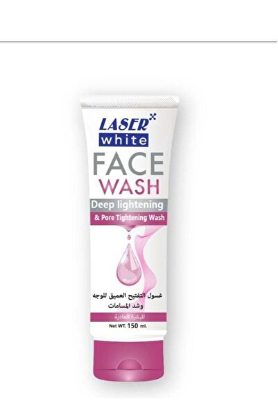 LASER WHITE غسول للوجه لتبييض عميق وتضييق المسام 150 مل