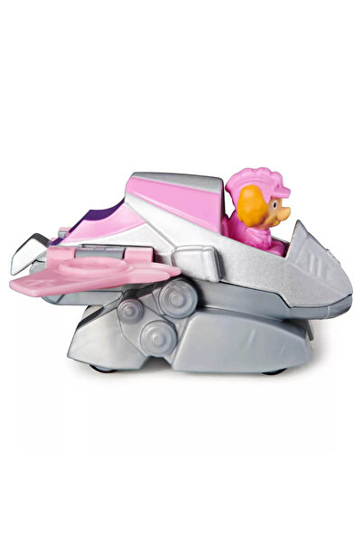 PAW PATROL True Metal Skye Dino Rescue Vehicle Toy for Kids Ages 3+ with Pink and Silver Design