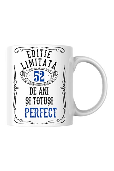 T&M Personalizare Cană personalizată - Ediție limitată 52 de ani și perfectă,...