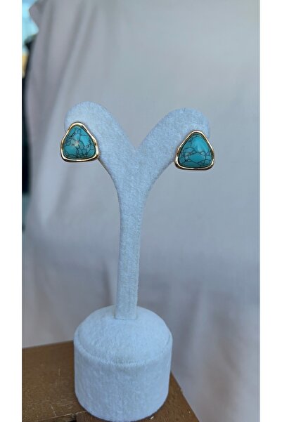 Betymery Aksesuar Xuping Gold Framed Turquoise Women's Earrings-New-Antialler...