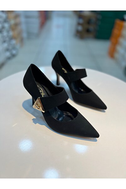 Alphus أحذية فوليكس النسائية الأنيقة ذات الكعب المقوس