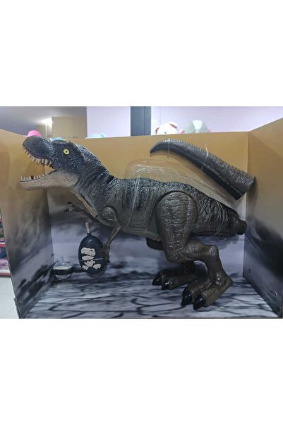 Boratila Toys 2.4 Ghz Büyük Boy Uzaktan Kumandalı Buhar Çıkartan Pilli Dinazo...