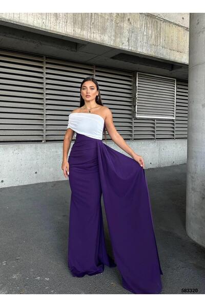 Modafeminen Rochie de seară din țesătură creponată elastică, cu un singur umă...