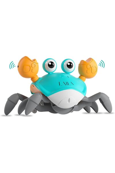 SKY TOUCH LAILA Crawling Crab Kids Toy, Cute Walking, Moving, Dancing Crab for age (3-5,6-9) and Tummy Time Se