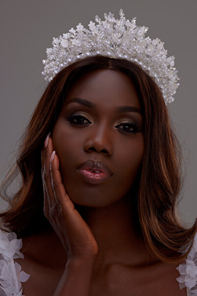 Hayalperest boncuk إكسسوار شعر الزفاف من روجسر برينسيس مزين بالكريستال اللامع...