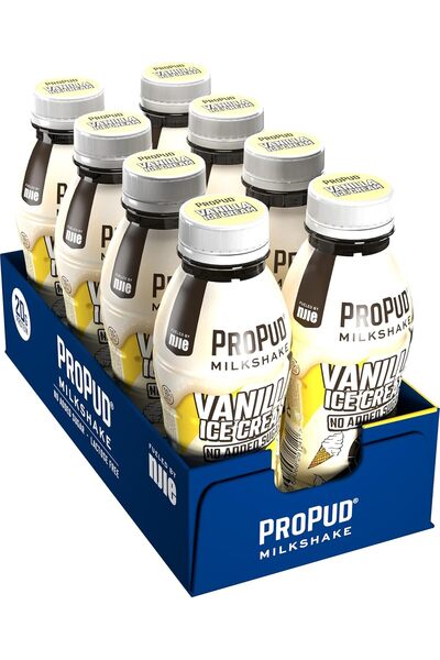 ProPud Protein Milkshake 8 x 330ml Bottles | High Protein Shake | No Added Sugar | Lactose Free | 20