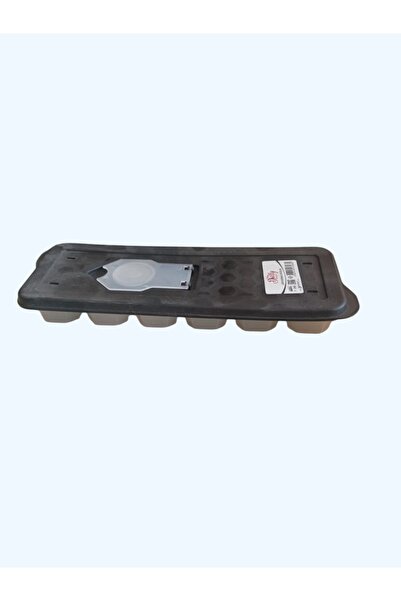 KIZILELMADA صندوق ثلج بلاستيكي مربع بغطاء مقاس 26×10 سم - عملي ومفيد