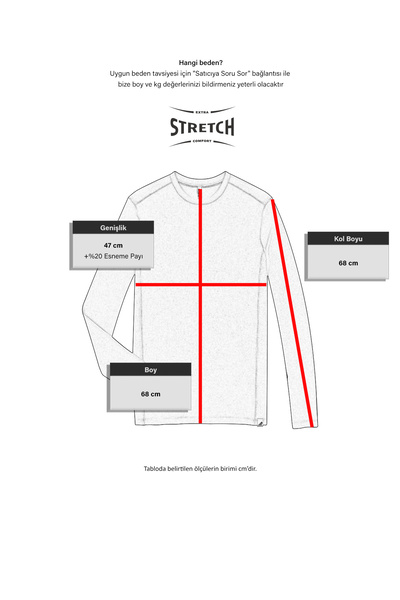 Cottonland Men's Rocco O Neck Medium Thick Ribbed Stretch Long Sleeve Cotton T-Shirt Dark Green