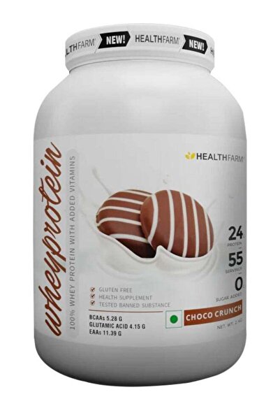 HEALTHFARM بروتين مصل اللبن بنكهة الشوكولاتة المقرمشة 2 كجم