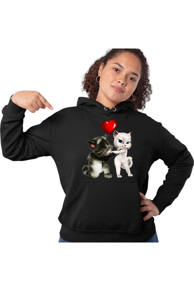 OEM Hanorac Femei Talking Tom Angela Love