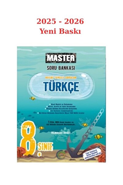 Okyanus Yayınları Okyanus 8. Sınıf Türkçe Master Soru Bankası 2025/26 Yeni Baskı