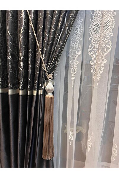 ÖzenEvim Fon Perde Toplama Aparatı Kornişe Takmatik Vizon Tavan Bağlama Apara...