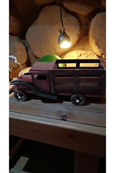 Genel Markalar El Yapımı Çok şık Hediye Edilecek Nostajik Araba 25*8 CM BOYUT