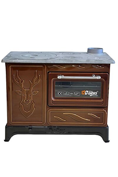 Doğuş Lüks Modern Kovalı Kuzine Emaye Soba