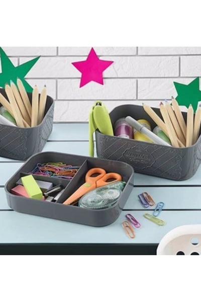 KIZILELMADA مجموعة منظم 3 طبقات - توفير المساحة والمكان 160x120x135 ملم