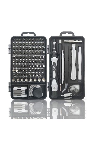 ForWhat Büro Ev Ofis Atölye Tamirci Takım Çantası için 115PARÇA Hassas Tornavida Seti