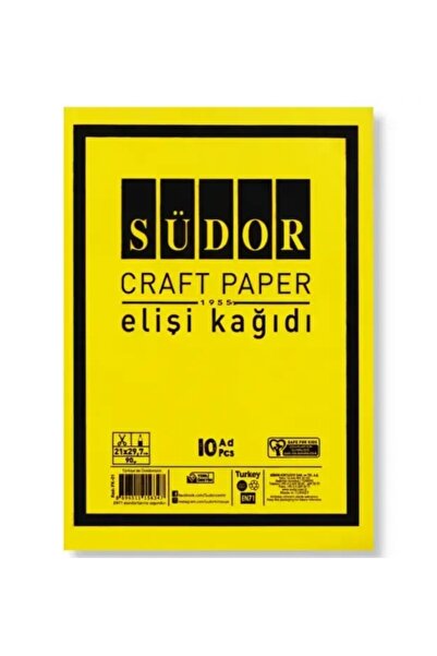 Tugrada ورق سودور للرسم اليدوي، عبوة من 10 قطع، مقاس A4، 21x29.7 سم، ملون