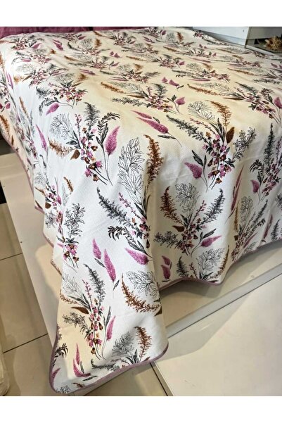 Turanyolu Colored Flower Patterned Single Pique – 160X240 cm |   Vibrant, Cheerful and Light Summer Comfort