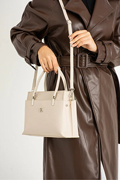 Just Polo حقيبة يد وكتف نسائية متوسطة الحجم بحزام قابل للتعديل، أنيقة للاستخدام اليومي