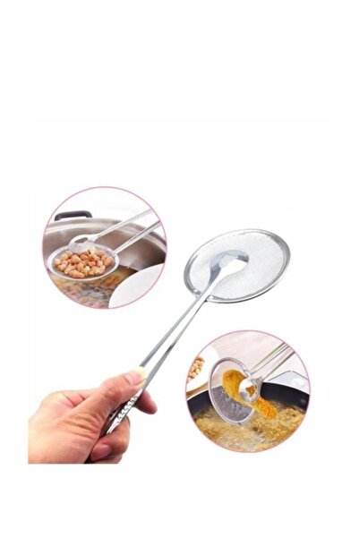 Tugrada Multi-Purpose Stainless Steel Tongs Strainer