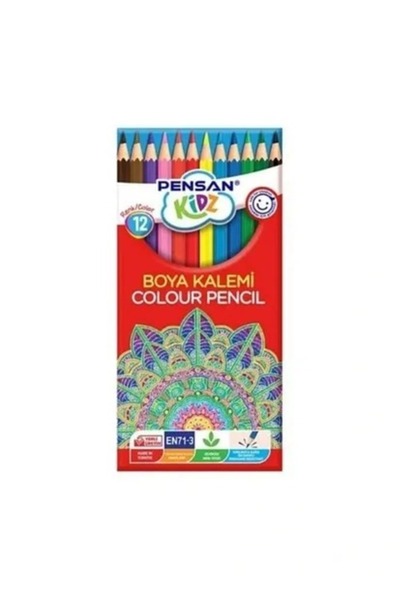 Pensan Набір з 12 кольорових сухих фарб – веселе та довготривале використання