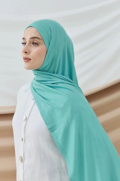 Modakaşmir Combed Shawl - Turquoise