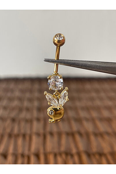 Rupen Kraft 316 L Cerrahi Çelik Playboy Göbek Piercingi