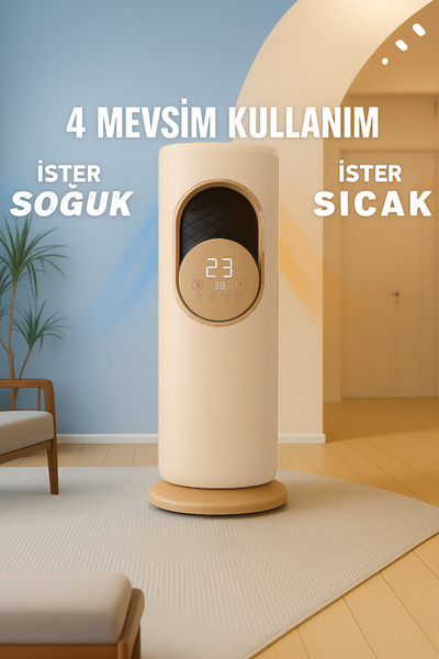 ARTILED Uzaktan Kumandalı Dokunmatik Taşınabilir Sıcak Üfleme Isıtıcı – 180° Hava Sirkülasyonu